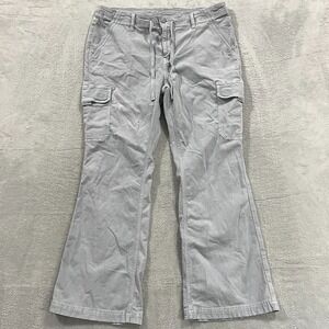 American Eagle Cargo Pants Women's 16 Classic‎ Bootcut Drawstring Y2K Boho Retro